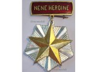 Albania People's Republic Mother Heroine Badge of the Order of Motherhood Glory 1955