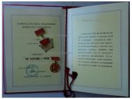 Albania People's Republic Order of the 40th Anniversary of the Albanian Labor Party 1941 1981 with Diploma Dated 1983 & Badge