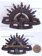 Australia WWI General Service Cap Badge Australian Commonwealth Military Forces 1914 1918 with King's Crown