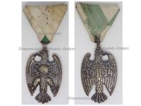 Austria Starhemberg Vogel Heimwehr Silver Medal of Honor for the Home Guard 1934 by Gnad