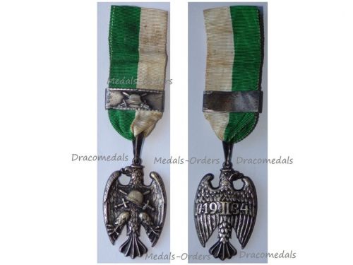 Austria Starhemberg Vogel Heimwehr Silver Medal of Honor for the Home Guard 1934 with July Clasp by Gnad