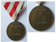 Austria Medal of Honor for 40 Years of Service 1st Austrian Republic 1927 1938