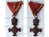 Austria Hungary WWI Iron Cross for Merit with Crown 1916 in Iron