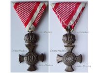 Austria Hungary WWI Iron Cross for Merit with Crown 1916 in Iron