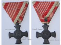 Austria Hungary WWI Iron Cross for Merit 1916 in Zinc