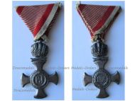 Austria Hungary WWI Iron Cross for Merit with Crown 1916 in Iron