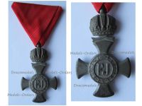 Austria Hungary WWI Iron Cross for Merit with Crown 1916 in Iron