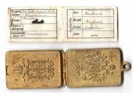 Austria Hungary WWI Officer Legitimization Case (Dog Tag) of a Captain of the Infantry Regiment N.52 "Baikovitz"