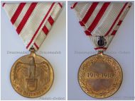 Austria WWI Commemorative Medal without Swords for Non Combatants by Grienauer