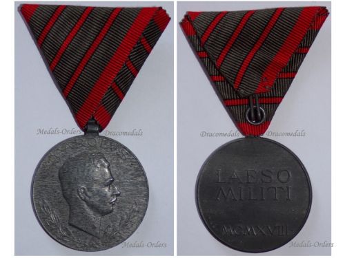 Austria Hungary WWI Wound Medal Laeso Militi for 3 Wounds