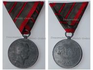 Austria Hungary WWI Wound Medal Laeso Militi for 2 Wounds Signed by Placht
