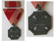 Austria Hungary WWI Karl Troop Cross 1917 with Ribbon Bar
