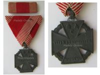 Austria Hungary WWI Karl Troop Cross 1917 with Ribbon Bar