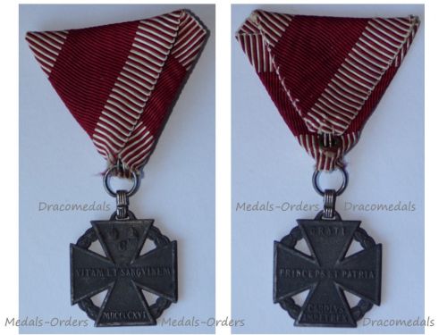 Austria Hungary WWI Kaiser Karl's Cross of the Troops 1917 Maker W&A