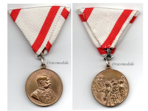 Austria Hungary Golden Jubilee Medal for the 50th Anniversary of Kaiser Franz Joseph's Reign 1848 1898 "Vivat Imperator" by R. Marschall