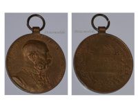 Austria Hungary Golden Jubilee Medal for the 50th Anniversary of Kaiser Franz Joseph's Reign 1848 1898 for the Armed Forces