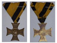 Austria Hungary WWI Long Military Service Cross for VI Years 3rd Class for NCO and Enlisted Men 1913 1918
