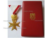 Austria Decoration of Honor for Services to the 2nd Austrian Republic Gold Badge (Cross 1st Class) Boxed by Anton Reitterer