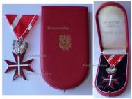 Austria Decoration of Honor for Services to the 2nd Austrian Republic Silver Cross (Knight's Cross 2nd Class) Boxed by Anton Reitterer