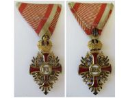 Austria Hungary WWI Order of Franz Joseph 1849 FJ by Mayers & Sohn, Knight's Cross
