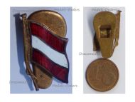 Austria Hungary WWI Imperial Navy KuK Fleet Ensign Cap Badge Lapel Pin 1914 1915
