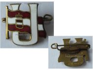 Austria Hungary WWI Submarine Uboat Veteran League of the KuK Fleet Badge 2nd Type