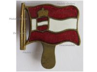 Austria Hungary WWI Imperial Navy KuK Fleet Ensign Cap Badge by the War Effort Bureau