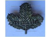 Austria Hungary WWI Cap Badge JNF. 131. BRIG. KuK 131st Infantry Brigade 