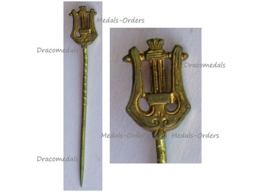 Austria WWI Membership Badge Philharmonic Orchestra Stickpin