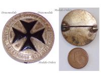 Austria Hungary Germany WWI Cap Badge Black Cross Ehre und Gedenken Den Fur Das Vaterland Gefallenen 1914 Marked Ges. Gesh