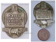 Austria Hungary WWI Cap Badge KuK Transport Leitung Command V Armored Train Railroad Troops 1914 1916 by Gurschner