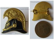 Austria Hungary WWI Cap Badge Officer Helmet of the KuK Dragoon Cavalry Regiments