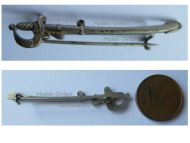 Austria Hungary WWI Cap Badge Cavalry Sword for Officers