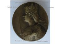 Austria Hungary WWI Cap Badge Female Figure with Rudolph's Crown and Sword with the Austrian Imperial Anthem 1914 1918