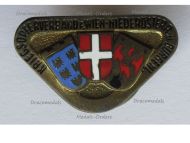 Austria Hungary WWI Cap Badge Kriegsopferverband Wien War Offer Association Badge of Vienna Niederosterreich & Burgenland
