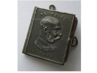 Austria Hungary WWI Pendant Miniature Book Kaiser Franz Joseph's Manifesto 28 July 1914, Declaration of War on Serbia