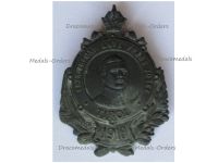 Austria Hungary WWI Cap Badge Erzh. Thronf. Karl Franz Joseph Archduke Heir to the Throne Tirol 1916 by Schneider