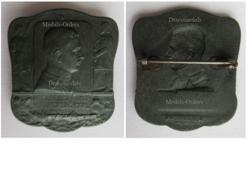 Austria Hungary WWI Cap Badge Heeres Front Erzherzog Carl Archduke Kaiser Karl Army Front 1916 by Winter & Adler