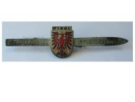 Austria WWII Reservist Badge Eagle of Tirol Dated 1948