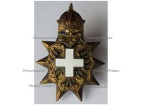 Austria Hungary WWI Cap Badge of the Austrian Society of the White Cross Lapel Pin for Officers