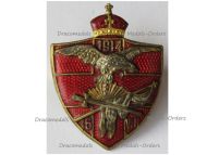 Austria Hungary WWI Cap Badge Formation Polish Legion Volunteer Battalion Eagle of Poland 16 VIII 1914