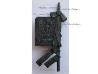 Austria Hungary WWI Cap Badge KuK 1. TKJR Tiroler Kaiserjeager Regiment