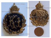 Austria Hungary WWI Cap Badge 1st Hussar Cavalry Regiment "Kaiser"