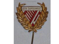 Austria Federal Association of Tapferkeit Bravery Medal Recipents Stickpin Badge 1st Austrian Republic