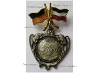 Austria Hungary WWI Cap Badge United Kaisers 1914 Central Powers Flags