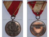 Austria Bronze Medal for the Danube River Anti-flood Operations 1954 2nd Austrian Republic