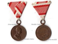 Austria Hungary WWI Bronze Tapferkeit Bravery Medal 3rd Class Kaiser Franz Joseph 1914 1916 by Tautenheyn