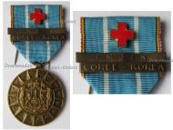 Belgium Korean War Medal 1950 1953 with Clasps Korea-Coree Imjin & Wound Red Cross by Demart