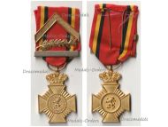 Belgium Korean War Military Decoration for Acts of Bravery and Distinguished Service 1st Class with Chevron, Gold Palms & Clasp Korea-Coree