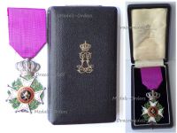 Belgium WWI Order of Leopold I Knight's Cross Civil Division Boxed by De Vigne Hart